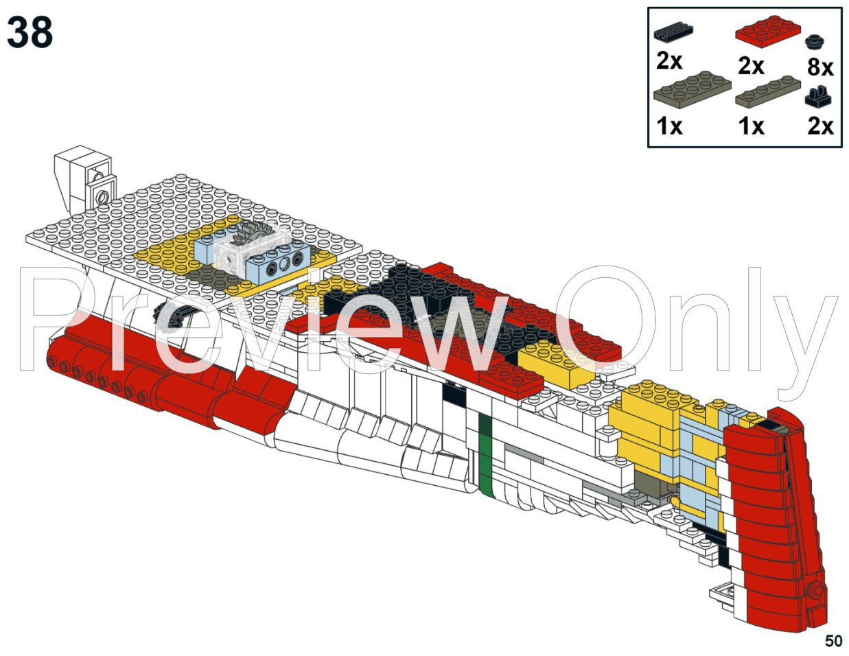 Lego star wars arc 170 online instructions