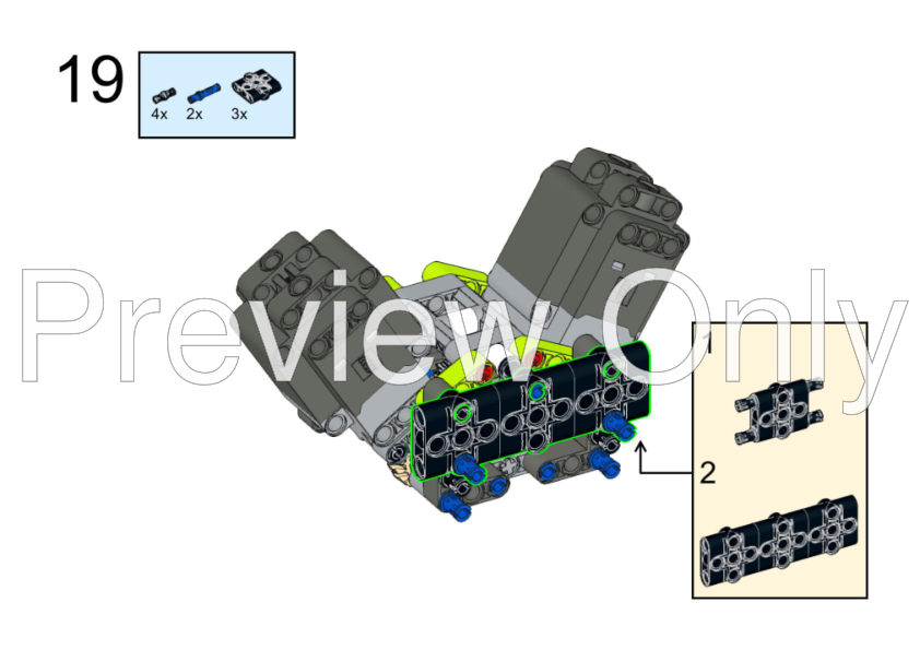 LEGO MOC 42099 C model 'Quadro' by gyenesvi | Rebrickable - Build 