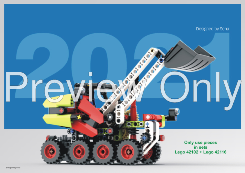 Civic Frisør skrue LEGO MOC The Excavator - A Combination of LEGO Technic 42102 and LEGO  Technic 42116 by SENA.2020 | Rebrickable - Build with LEGO