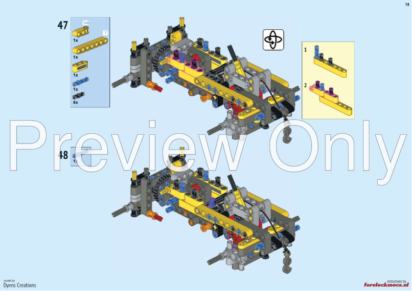 LEGO MOC 42122 - C MODEL TERRAIN QUADBIKE by Dyens Creations | Rebrickable - Build with LEGO