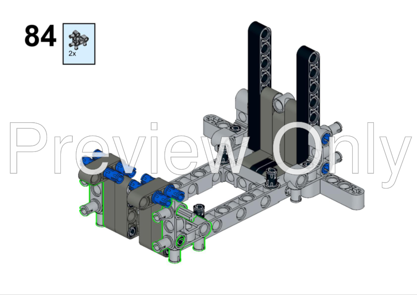 LEGO® Custom MOC Instructions: Angular Modular