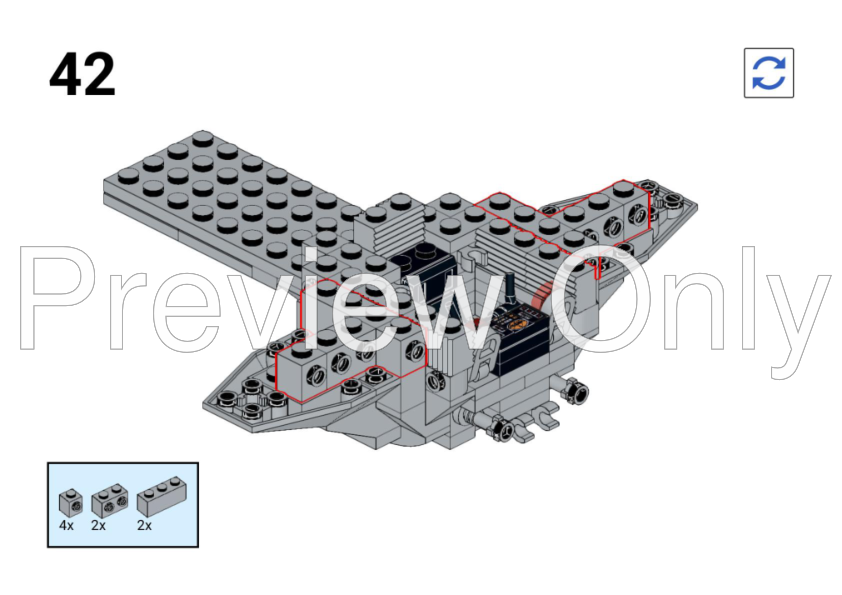 LEGO MOC-71736 TIE-Advanced x1 (TIE/ad) by scruffybrickherder