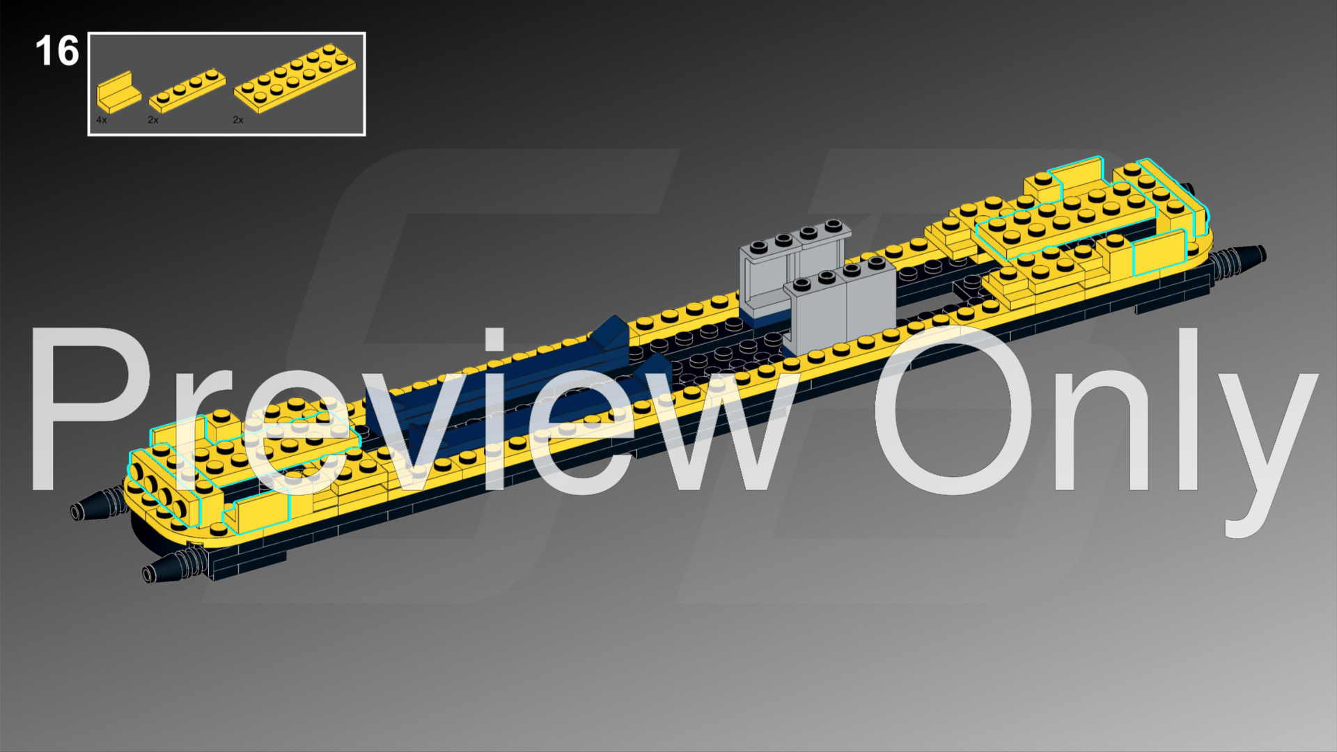 LEGO MOC BR 103 Lufthansa Express Locomotive by NeoSephiroth