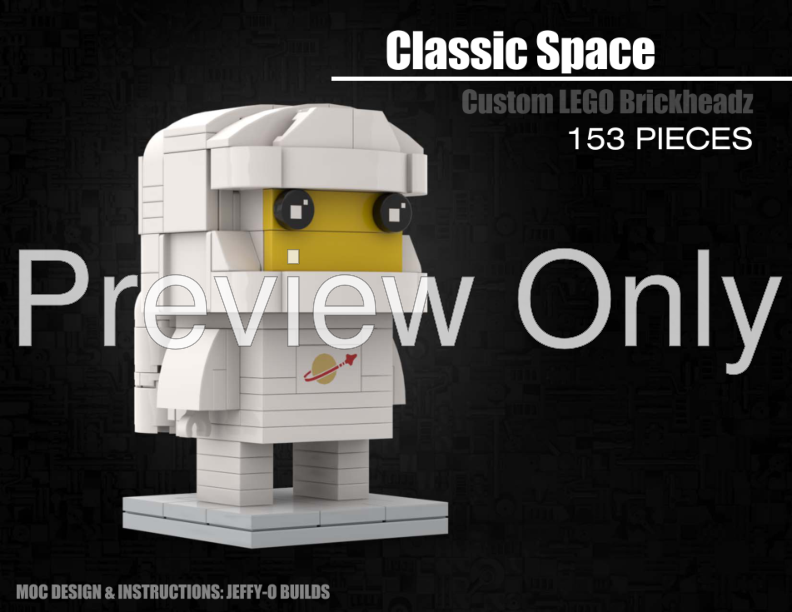 Lego Moc Space Lego Brickheadz By Jeffy O Rebrickable Build With Lego