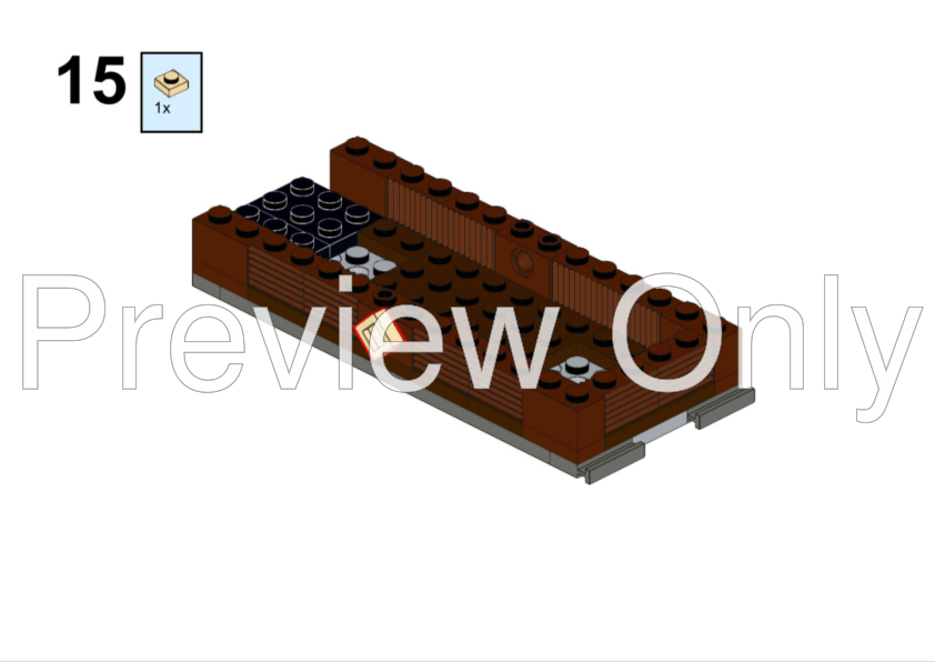 LEGO MOC Emerald night passenger car bathroom by hpleesz | Rebrickable ...