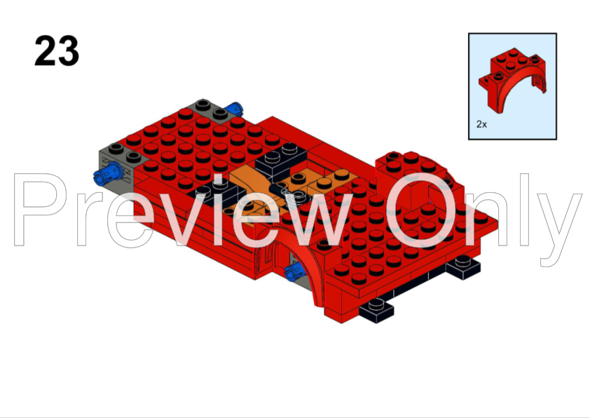 LEGO MOC-72844 1993 911 993 turbo by MdenBoer | Rebrickable