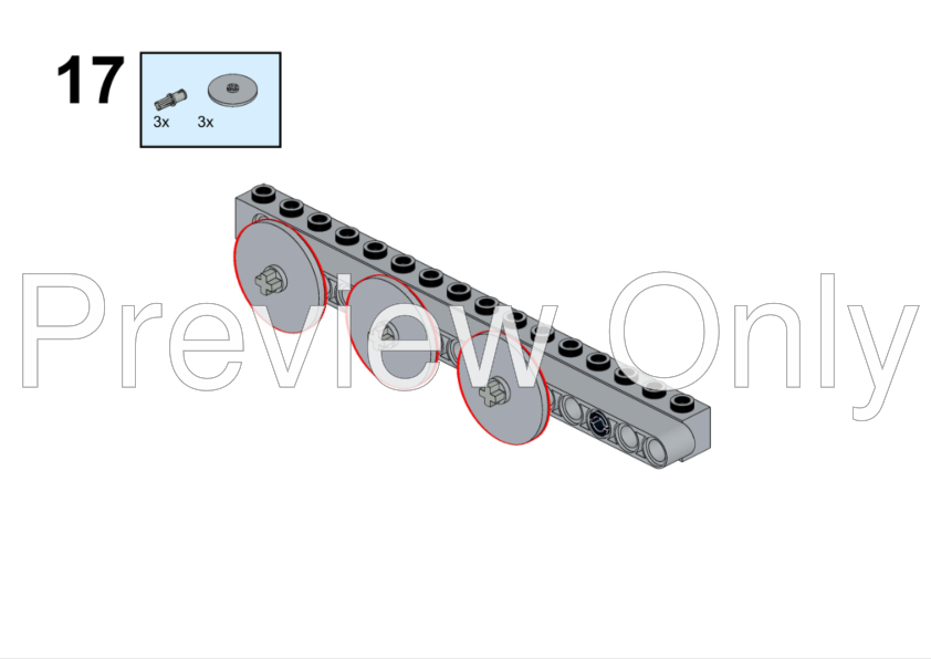 Lego Technic MOC RC Tank Tiger E PDF Instructions Only NO BRICKS