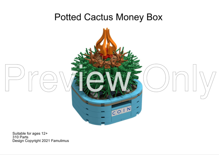 LEGO IDEAS - Potted Cactus