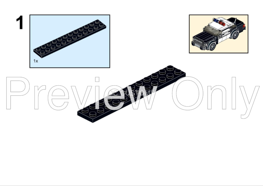 LEGO MOC Chevrolet Caprice LAPD by DC_Customs | Rebrickable - Build ...