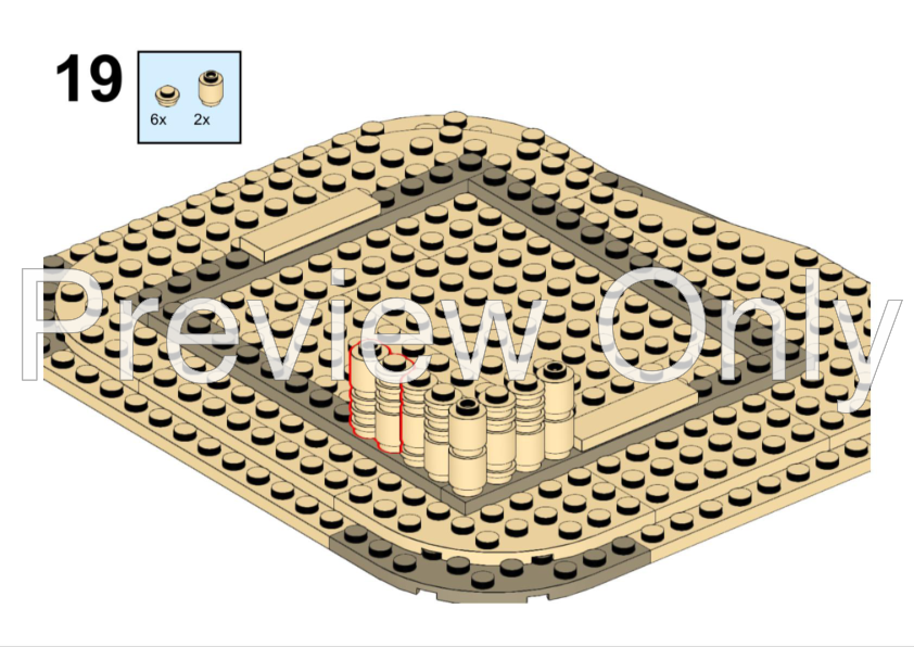 LEGO MOC Tiki Hut by Rebrickable Build with LEGO