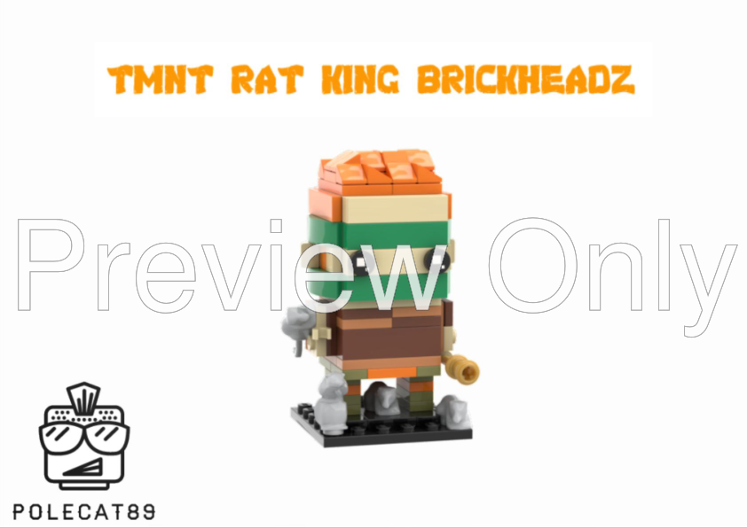 LEGO MOC Rat King (Teenage Mutant Ninja Turtles, 1987) Brickheadz