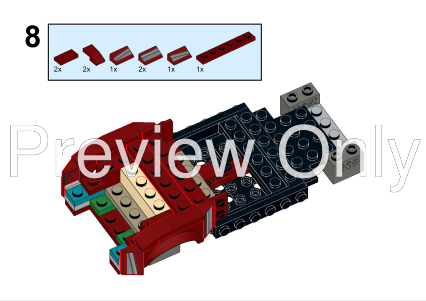 LEGO MOC-79288 76903 50s Luxury by Schwimpy | Rebrickable - Build