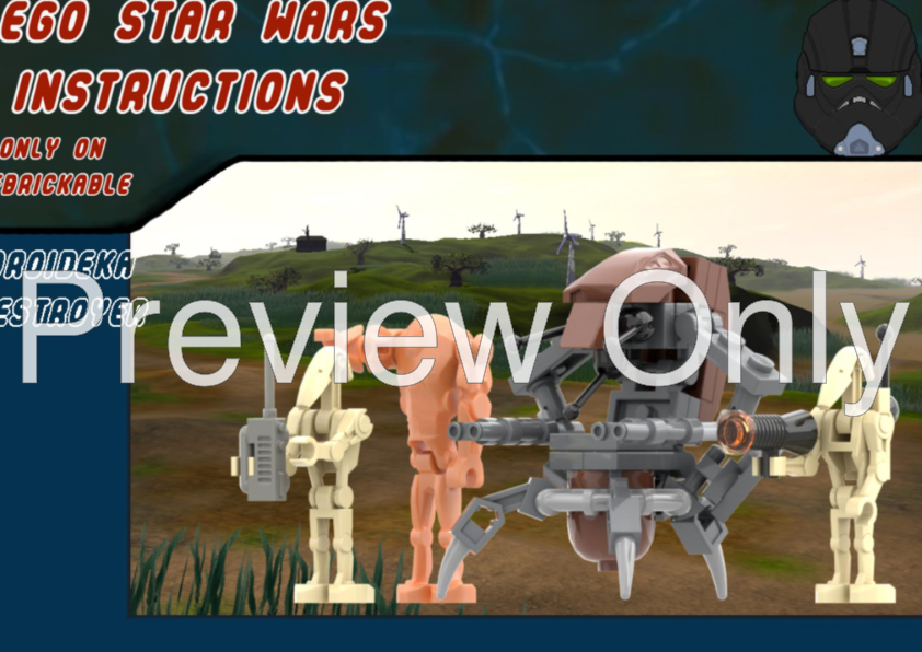 LEGO MOC-79617 Droideka (Animated-Style) by CloneCreatesClassics ...
