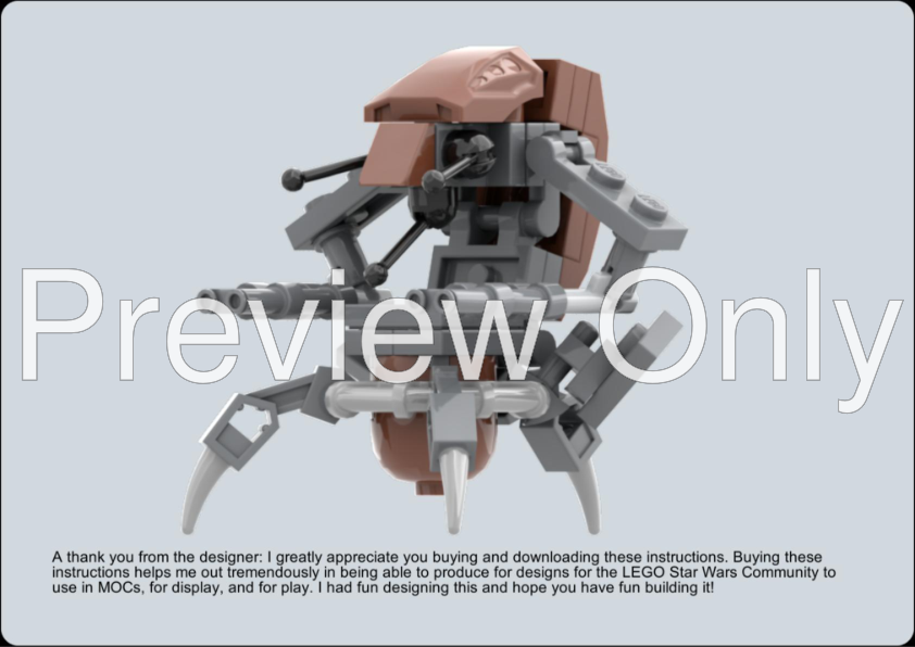 LEGO MOC-79617 Droideka (Animated-Style) by CloneCreatesClassics ...