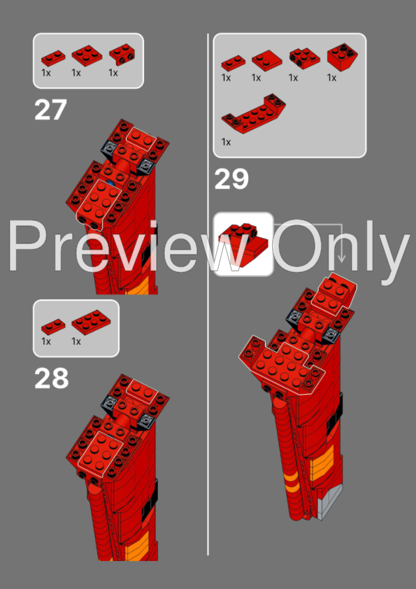 LEGO MOC Blade Wing - B-Wing Prototype By Thomin | Rebrickable - Build ...