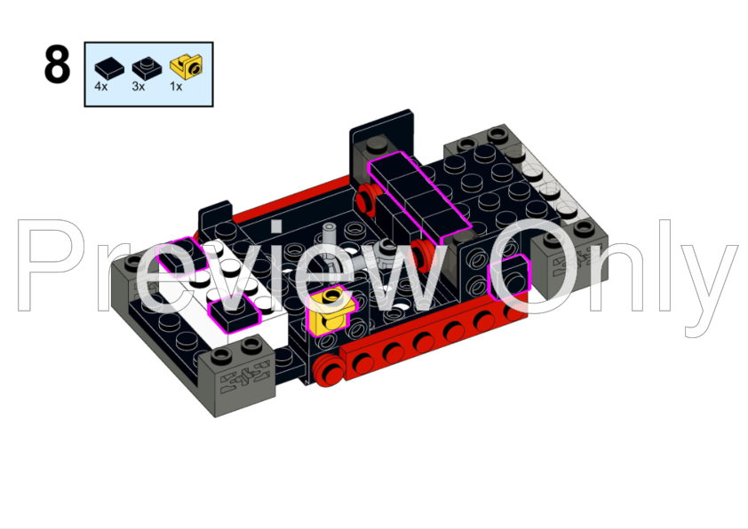 LEGO MOC-79774 76901 DeTomaso Pantera by KMPMOCS | Rebrickable