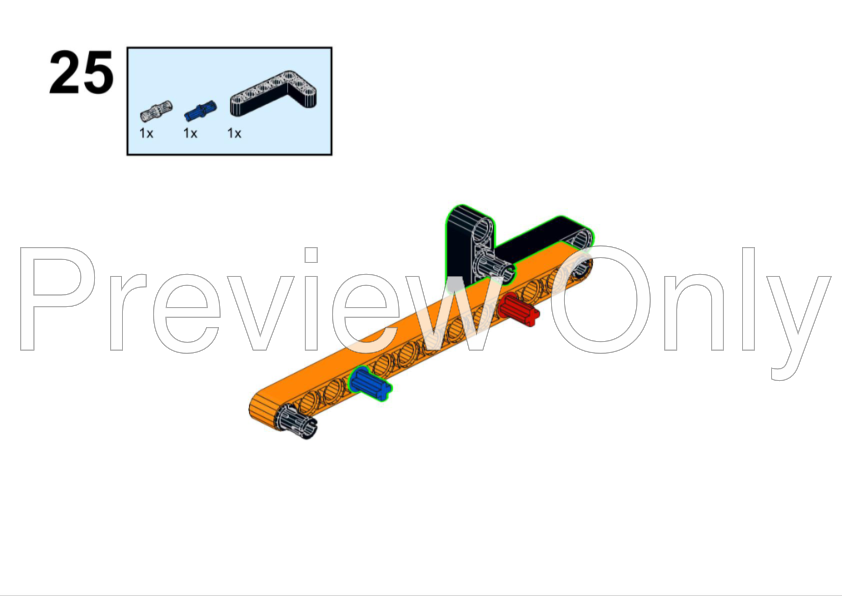 LEGO MOC-81420 Los Angeles class submarine (42120 Rescue