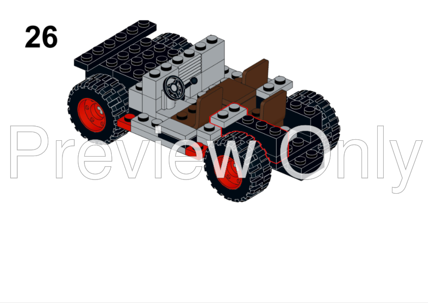 LEGO MOC Jurassic Park Jeep Wrangler by DrMacintosh | Rebrickable ...