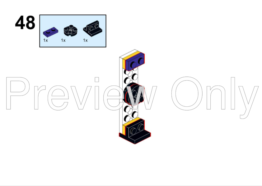 LEGO MOC Articulated Maxifig Monochrome (Black) by