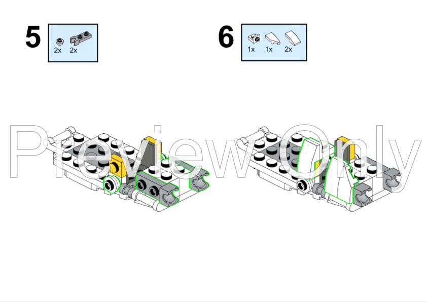 LEGO MOC LAAT - Republic Gunship [micro scale] by Xigphir