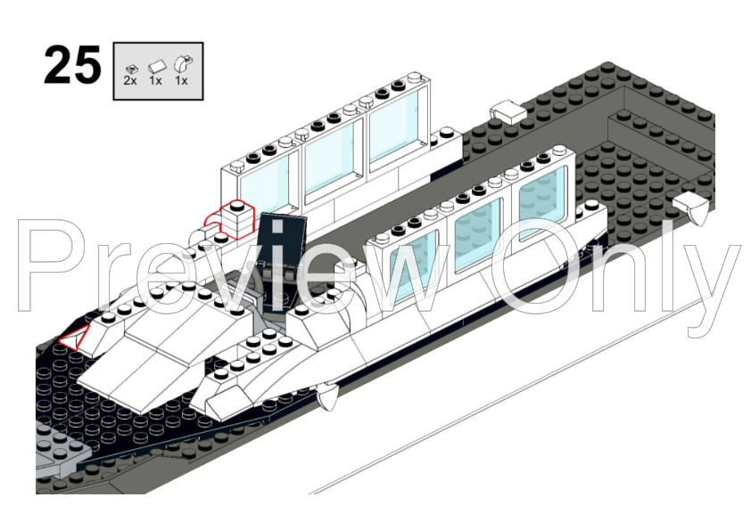 LEGO MOC Motor Yacht 