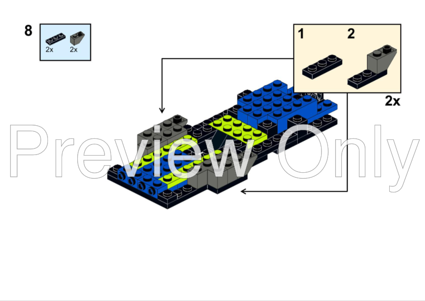 LEGO MOC Peugeot 9X8 Hybrid 2022 by SFH_Bricks | Rebrickable