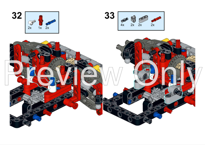 LEGO MOC 42125 - Lazareth Wazuma V8 Quad bike by mocermocer