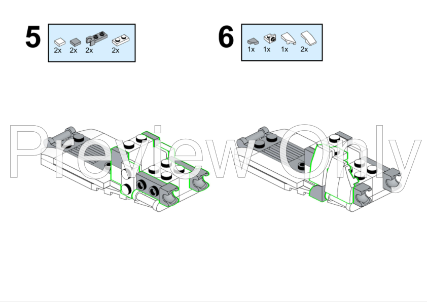 LEGO MOC LAAT - Plo's Bros Republic Gunship [nanofigure scale] by