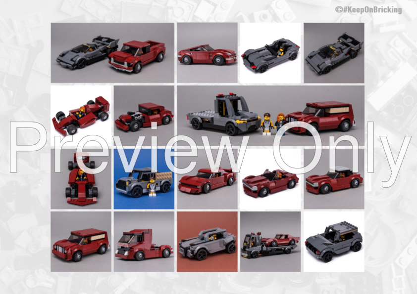 LEGO MOC-83414 76903 Compact Crossovers by Keep On Bricking