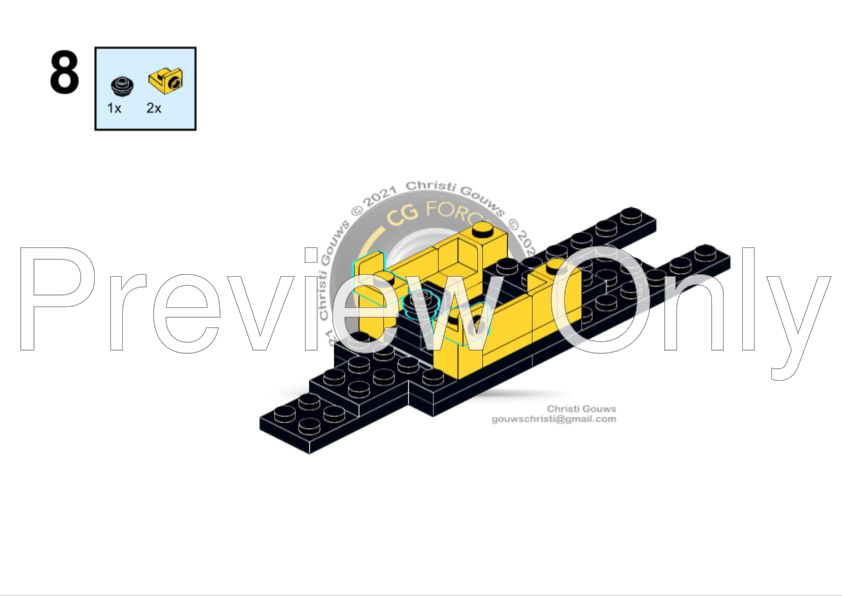 LEGO MOC F1 Jordan 198 by CGForceDesigns | Rebrickable - Build with LEGO