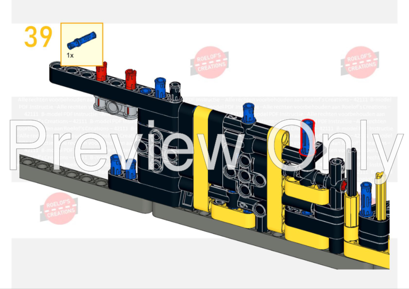LEGO MOC B-model 42121 LEGO NAMEPLATES by Roelofs Creations ...