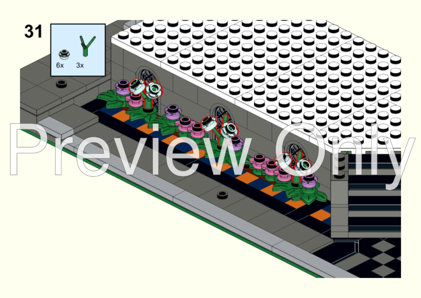 LEGO® Custom MOC Instructions: Angular Modular