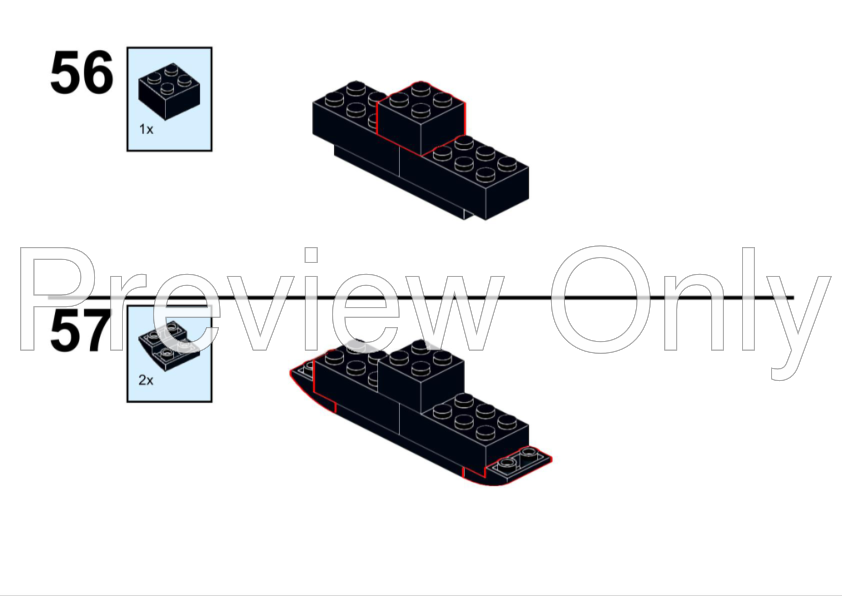 LEGO MOC Lego Bust Collection (Bounty Hunter, Trooper and Pilot, Dark