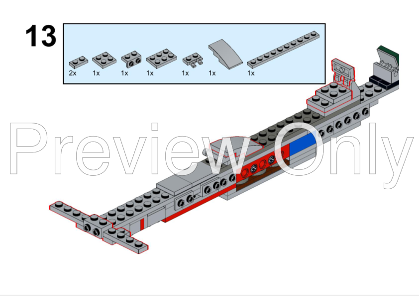 LEGO MOC A10 Warthog by BillsBricks | Rebrickable - Build with LEGO