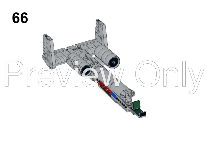 LEGO MOC A10 Warthog by BillsBricks | Rebrickable - Build with LEGO