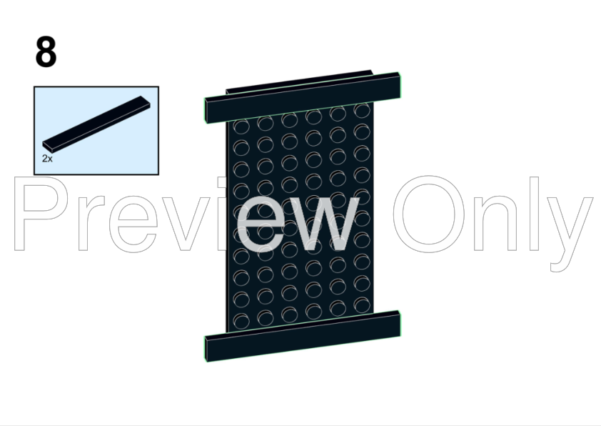 LEGO MOC Pencil Holder Inspired by Mondrian by Kam_Cheung Rebrickable