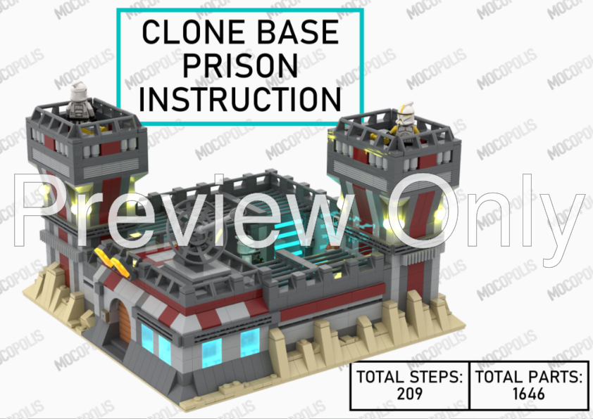 LEGO MOC SW CLONE BASE BUNDLE by MOCOPOLIS