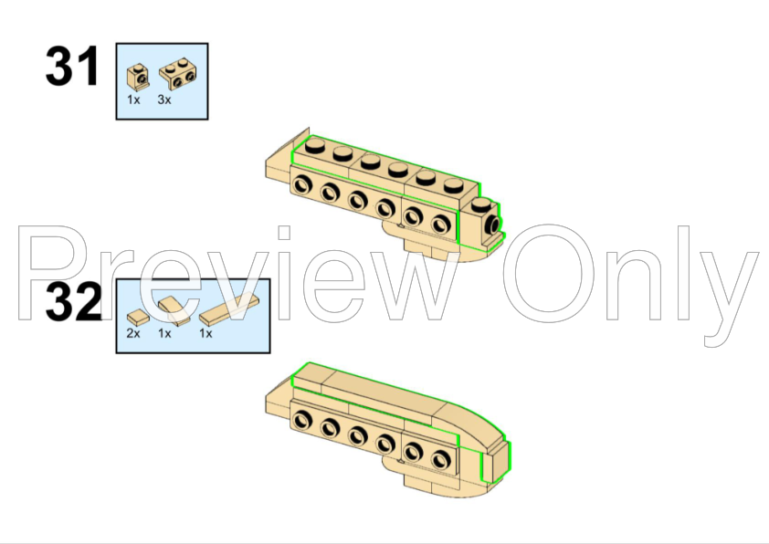 LEGO MOC Fender Telecaster by Carbohydrates Rebrickable Build with LEGO