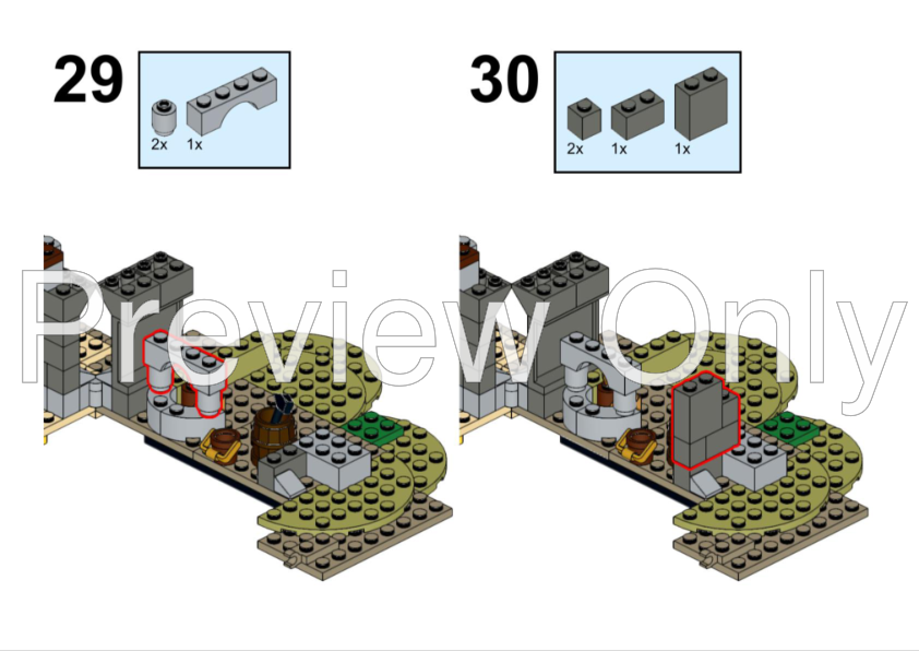 LEGO MOC-89169 31120 The Wizard's House (alternate build) by