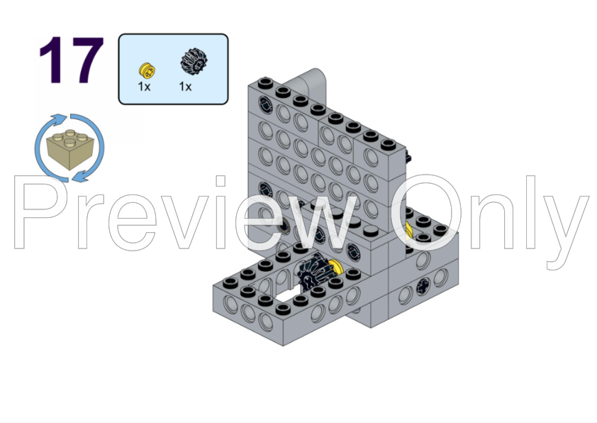 LEGO MOC Clockwork by langemat Rebrickable Build with LEGO