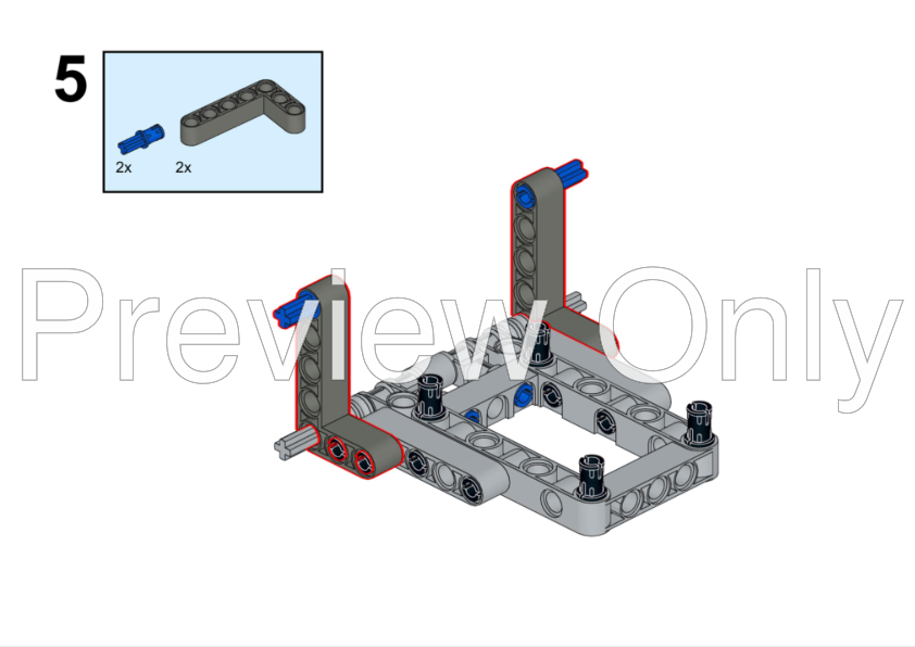 LEGO MOC Scissors Lift Truck by legoRookie2021 Rebrickable Build