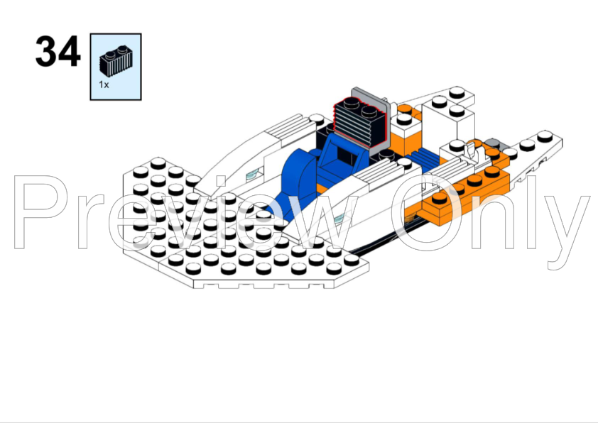 LEGO MOC 60226 [freemium] Mars Traingular Shuttle 2155 by modelar