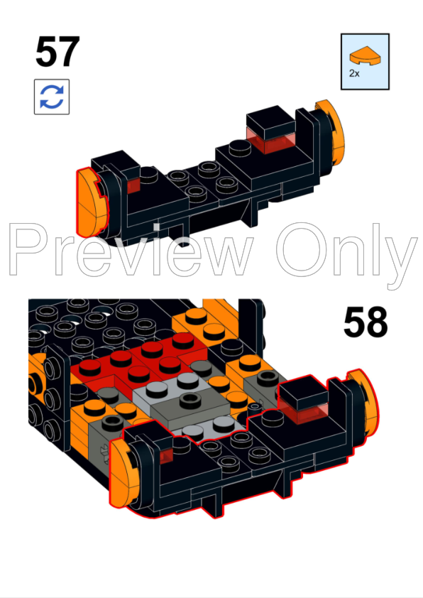 LEGO MOC Mclaren Artura 2in1 Orange - 8stud wide by thegbrix ...