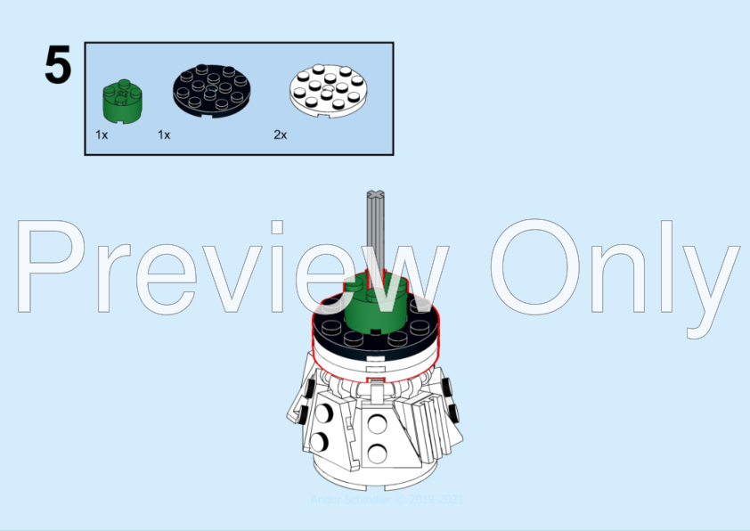 LEGO MOC NASA Space Launch System family (SLS) (1:110 scale) by