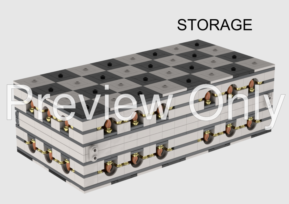 LEGO MOC Wizard Chess Board with Container and Display Mode ...