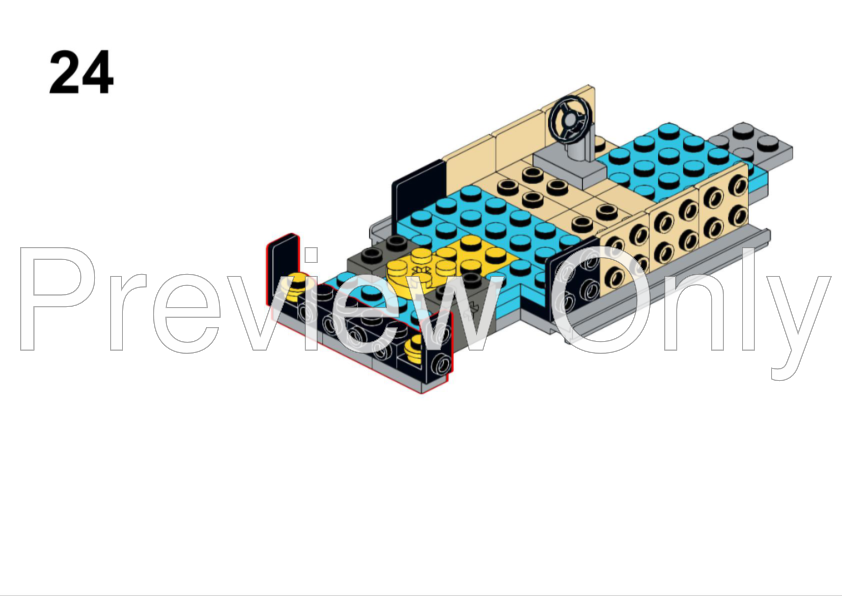 LEGO MOC 1950s Prime Planet Coupe - Medium Azure by IBrickedItUp