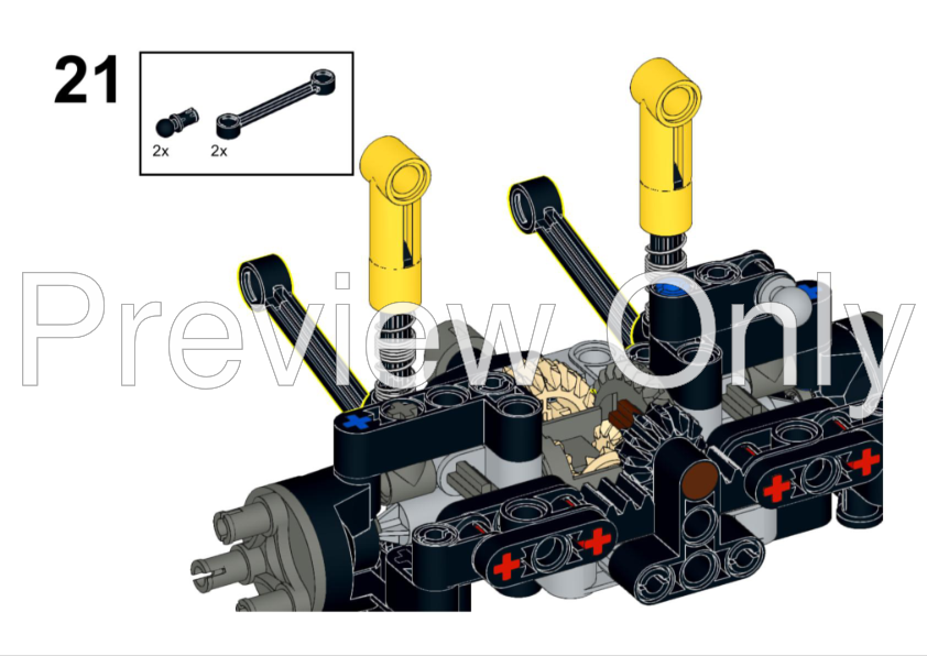 LEGO MOC Lego technic truck 4х4 by Gear mast Rebrickable - Build with LEGO