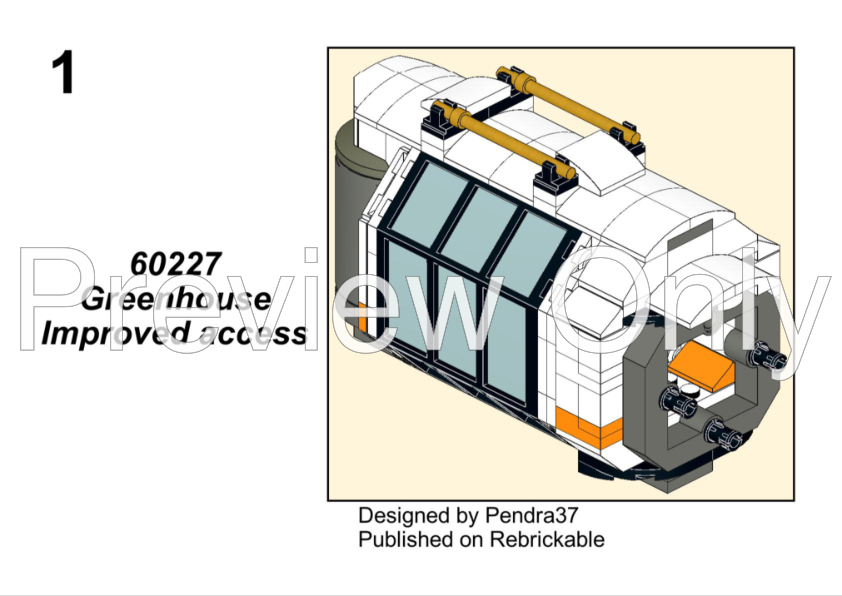 LEGO MOC 60227 Greenhouse by Pendra37 Rebrickable Build with LEGO