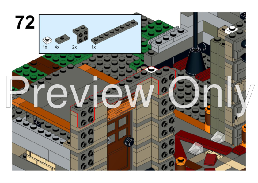 LEGO MOC Apocalypse Firestation by Ansgar396 Rebrickable Build