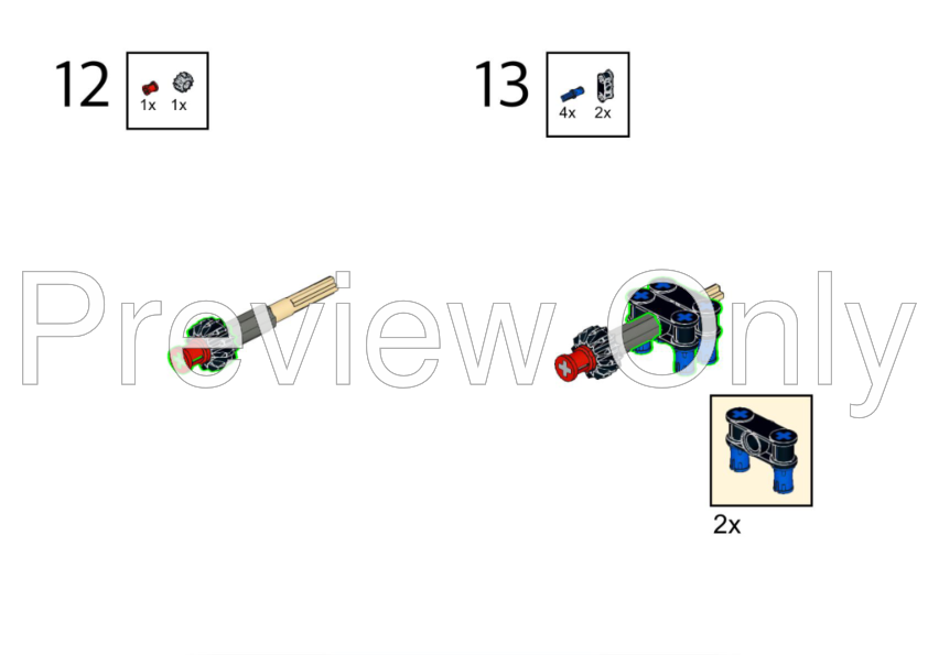 LEGO MOC Cabover Semi-Truck & Lowboy Trailer (42128 B-Model) by time-hh ...